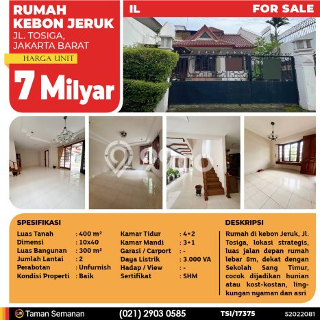 Best Deal Hunian Premium Ideal dan Luas di Kebon Jeruk, Jakarta Barat Best Deal Hunian Premium Ideal dan Luas di Kebon Jeruk, Jakarta Barat
