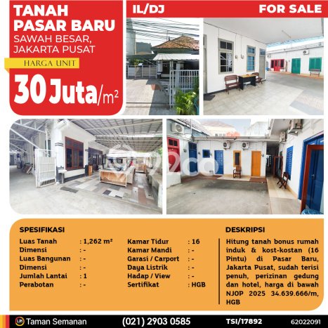 Siap Huni Hunian Elit 16 Kamar di Sawah Besar Dekat ke Mana Saja Siap Huni Hunian Elit 16 Kamar di Sawah Besar Dekat ke Mana Saja
