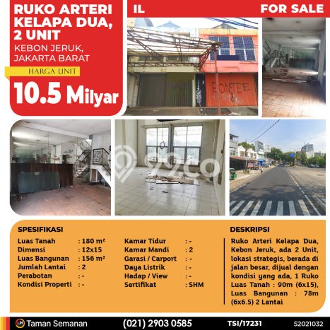 LOKASI STRATEGIS! Ruko di Kebon Jeruk, Luas 78m2m², Area Komersial LOKASI STRATEGIS! Ruko di Kebon Jeruk, Luas 78m2m², Area Komersial