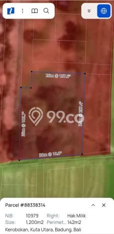 Tanah Dijual di Badung Seluas 1200m2 Strategis Tanah Dijual di Badung Seluas 1200m2 Strategis