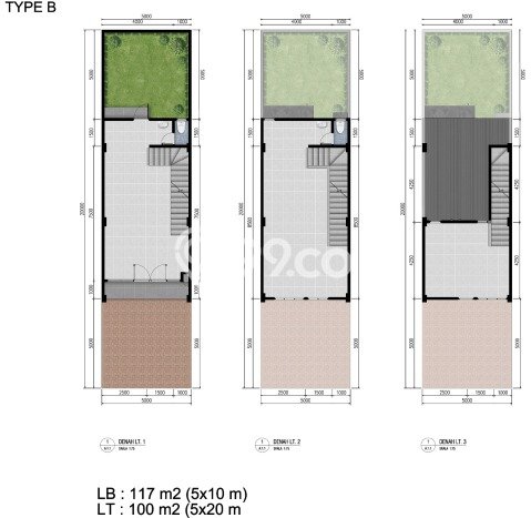 Unit Ruko Dijual di Jakarta Timur LT 100m2 & LB 117m2 Unit Ruko Dijual di Jakarta Timur LT 100m2 & LB 117m2