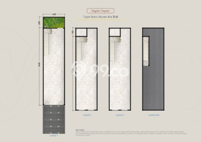Dijual Ruko di Medan Perjuangan Medan LT 60m2 / LB 150m2 Dijual Ruko di Medan Perjuangan Medan LT 60m2 / LB 150m2
