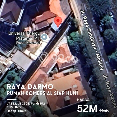 Komersial Dijual Lokasi Emas di Wonokromo Luas 832m2 Komersial Dijual Lokasi Emas di Wonokromo Luas 832m2