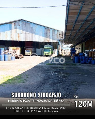 Pabrik For Sale di Kawasan Sidoarjo, Sidoarjo Harga Kompetitif Pabrik For Sale di Kawasan Sidoarjo, Sidoarjo Harga Kompetitif