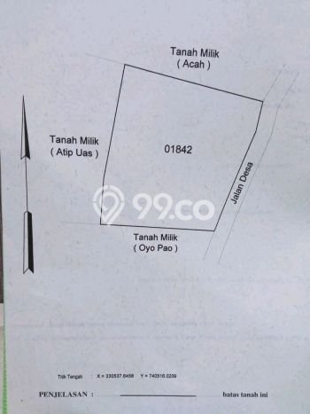 Untuk Dijual Tanah 1600m2 di Bandung Kota, Bandung Untuk Dijual Tanah 1600m2 di Bandung Kota, Bandung