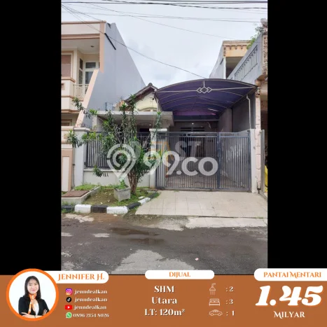 Rumah Strategis Modern Lb 120m2 di Bulak, Surabaya Rumah Strategis Modern Lb 120m2 di Bulak, Surabaya