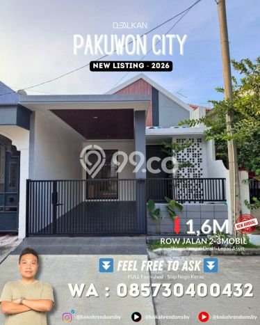 Rumah Luas Asri 1 KT Siap Huni di Pakuwon CIty Surabaya Rumah Luas Asri 1 KT Siap Huni di Pakuwon CIty Surabaya