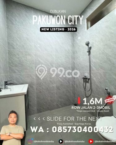 Rumah Luas Asri 1 KT Siap Huni di Pakuwon CIty Surabaya Rumah Luas Asri 1 KT Siap Huni di Pakuwon CIty Surabaya