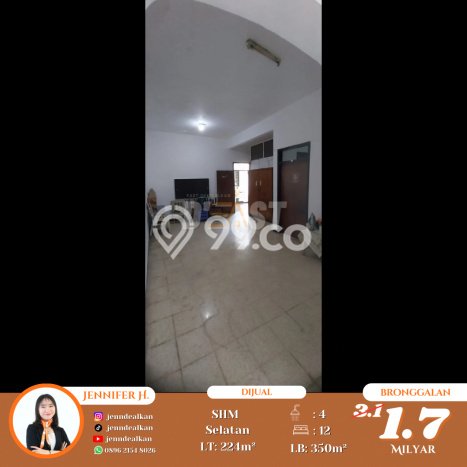 Rumah Lokasi Strategis di Tambaksari, Surabaya, Luas 224m² Bangunan 350m² Rumah Lokasi Strategis di Tambaksari, Surabaya, Luas 224m² Bangunan 350m²