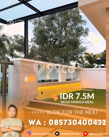 For Sale Rumah Mewah Exclusive di Wiyung, Surabaya For Sale Rumah Mewah Exclusive di Wiyung, Surabaya