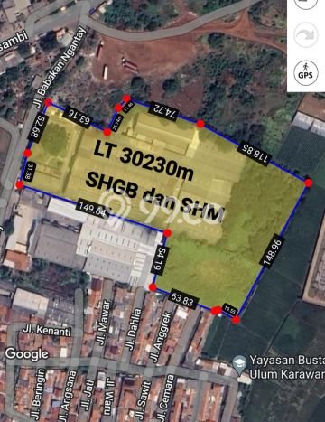 AREA SUPER PREMIUM! Gudang di Klari, Luas 16000m2m², Kawasan Komersial AREA SUPER PREMIUM! Gudang di Klari, Luas 16000m2m², Kawasan Komersial