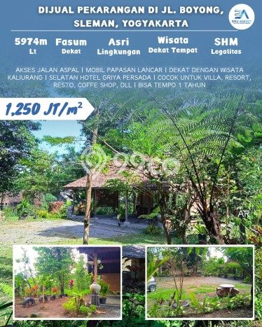 Kavling Tanah Dijual di Pakem Sleman Spesifikasi 5974m2 Kavling Tanah Dijual di Pakem Sleman Spesifikasi 5974m2