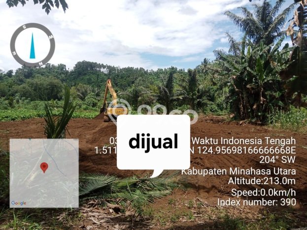 Tanah untuk Dijual Lokasi Talawaan, Minahasa Utara Luas 15500m2 SHM Tanah untuk Dijual Lokasi Talawaan, Minahasa Utara Luas 15500m2 SHM