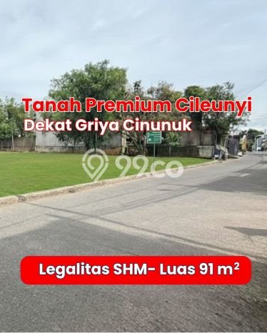 Untuk Dijual Tanah di Cileunyi Bandung Luas 91m2 SHM Untuk Dijual Tanah di Cileunyi Bandung Luas 91m2 SHM