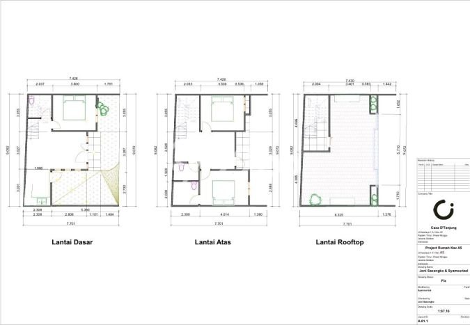 Rumah Modern 3 Kamar LT 61m2 di Pejaten Rumah Modern 3 Kamar LT 61m2 di Pejaten