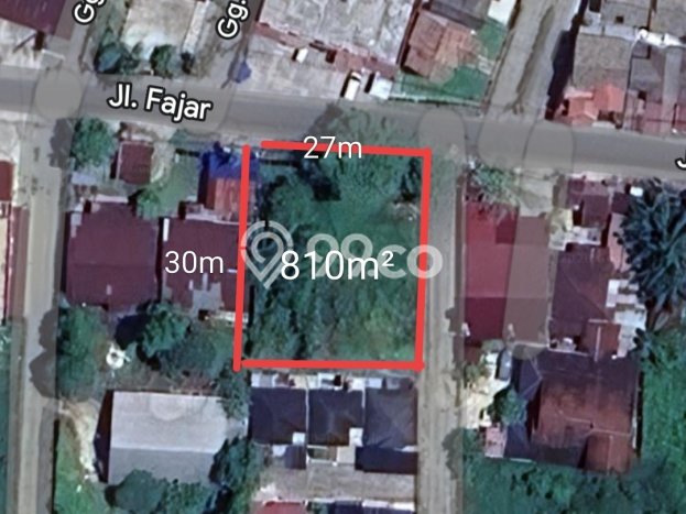 Tanah Kosong Dijual di Pekanbaru dengan Area 810m2 Tanah Kosong Dijual di Pekanbaru dengan Area 810m2