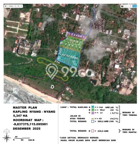 Tanah Dijual Lokasi Strategis di Badung dengan Luas 2800m2 Tanah Dijual Lokasi Strategis di Badung dengan Luas 2800m2