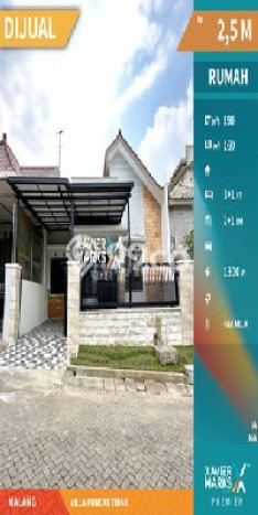 Jual Rumah Eksklusif 3 KT di Villa Puncak Tidar, Malang Jual Rumah Eksklusif 3 KT di Villa Puncak Tidar, Malang