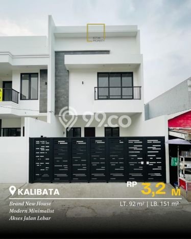 Rumah Elit Modern Tanpa Renovasi di Kalibata Jakarta Selatan Rumah Elit Modern Tanpa Renovasi di Kalibata Jakarta Selatan