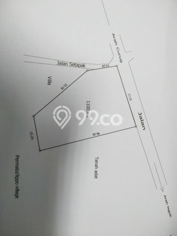 Tanah Komersial Dijual di Curug Tangerang 1093m2 Tanah Komersial Dijual di Curug Tangerang 1093m2