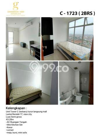 Untuk Dijual Apartemen 2 KT di Surabaya Luas 43m2 Untuk Dijual Apartemen 2 KT di Surabaya Luas 43m2