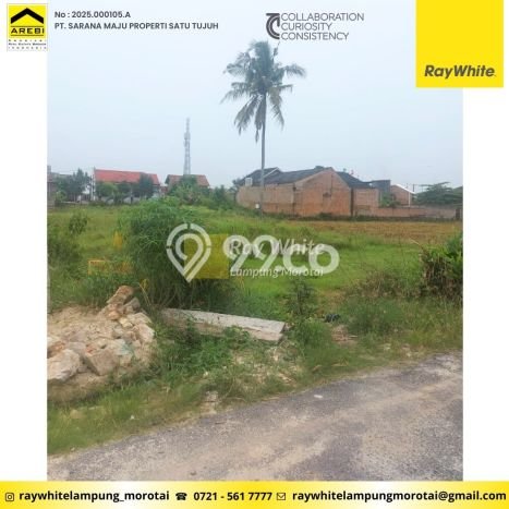 Tanah untuk Dijual Lokasi Tanjung Senang, Bandar Lampung Luas 389m2 - Tanah untuk Dijual Lokasi Tanjung Senang, Bandar Lampung Luas 389m2 -