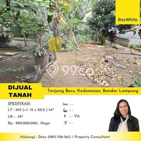 Tanah Kosong Dijual di Bandar Lampung dengan Area 303m2 Tanah Kosong Dijual di Bandar Lampung dengan Area 303m2