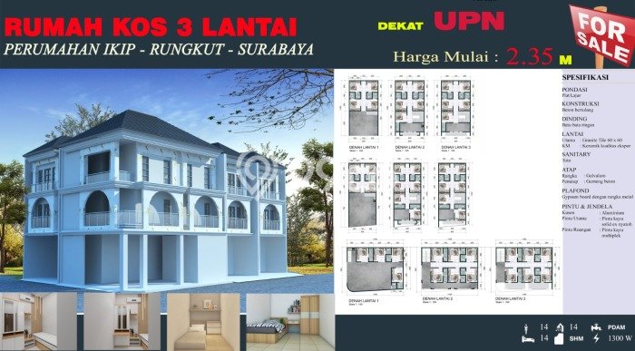 Hunian Nyaman Asri 14 KT Siap Huni di Gununganyar Surabaya Hunian Nyaman Asri 14 KT Siap Huni di Gununganyar Surabaya