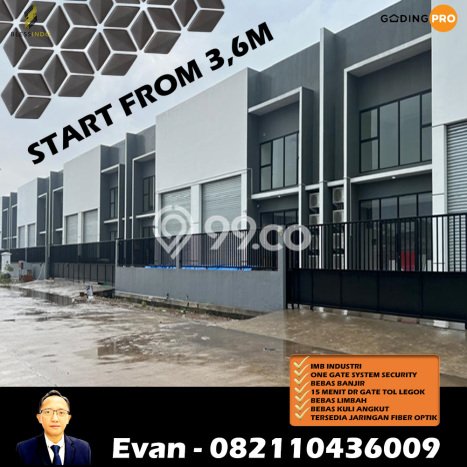 FOR SALE! Gudang di Tangerang Tangerang, LT 516m2, LB 432m2 FOR SALE! Gudang di Tangerang Tangerang, LT 516m2, LB 432m2
