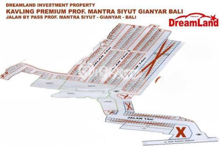 Untuk Dijual Tanah di Gianyar, Luas 100m2 SHM Untuk Dijual Tanah di Gianyar, Luas 100m2 SHM