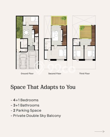 For Sale! Premium House LT 90m2 Desain Modern di Lebak Bulus For Sale! Premium House LT 90m2 Desain Modern di Lebak Bulus