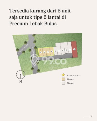 For Sale! Premium House LT 90m2 Desain Modern di Lebak Bulus For Sale! Premium House LT 90m2 Desain Modern di Lebak Bulus