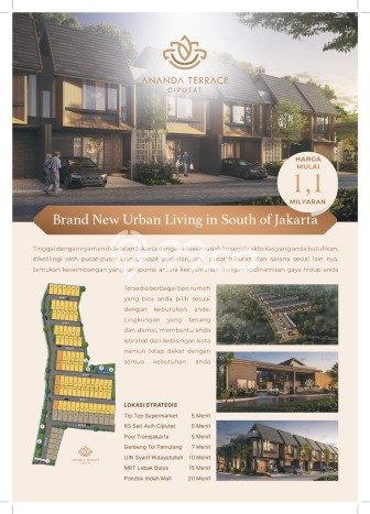 Hunian Cantik Minimalis Lb 83m2 di Ciputat, Tangerang Selatan Hunian Cantik Minimalis Lb 83m2 di Ciputat, Tangerang Selatan