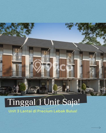 For Sale! Premium House LT 90m2 Desain Modern di Lebak Bulus For Sale! Premium House LT 90m2 Desain Modern di Lebak Bulus