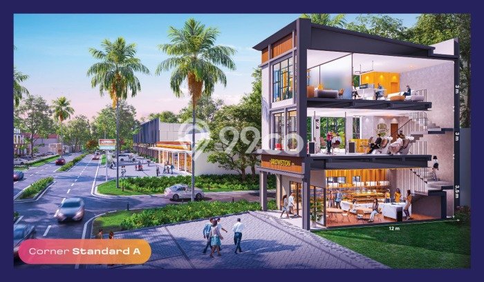 Dijual! Komersial di Gading Serpong Tangerang LT 90m2 / LB 176m2 Kawasan Bisnis Dijual! Komersial di Gading Serpong Tangerang LT 90m2 / LB 176m2 Kawasan Bisnis