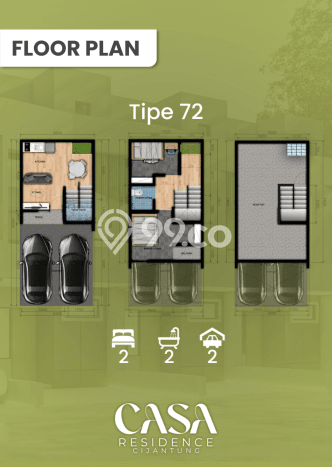 Jual Rumah Modern 2 KT di Cijantung, Jakarta Timur Jual Rumah Modern 2 KT di Cijantung, Jakarta Timur