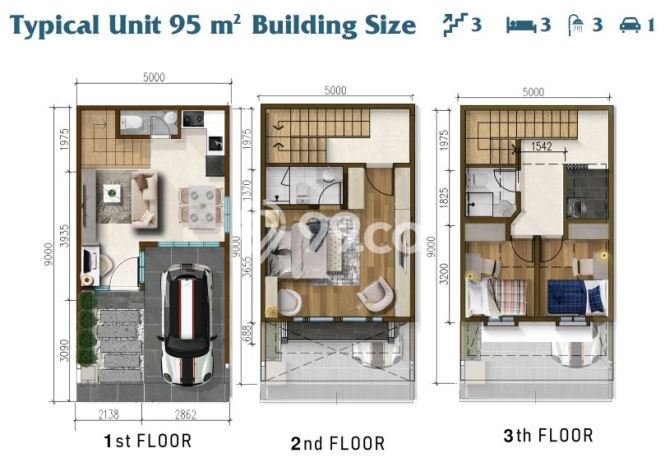 Rumah Strategis Modern Lb 95m2 di Ciputat, Tangerang Selatan Rumah Strategis Modern Lb 95m2 di Ciputat, Tangerang Selatan