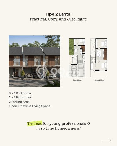 For Sale! Premium House LT 90m2 Desain Modern di Lebak Bulus For Sale! Premium House LT 90m2 Desain Modern di Lebak Bulus