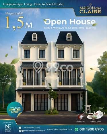 Rumah Strategis Modern Lb 95m2 di Ciputat, Tangerang Selatan Rumah Strategis Modern Lb 95m2 di Ciputat, Tangerang Selatan
