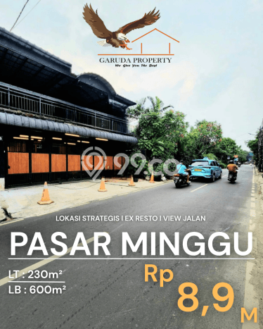 Area Ramai! Komersial Dijual di Pasar Minggu untuk Bisnis Luas Bangunan 600m2 Area Ramai! Komersial Dijual di Pasar Minggu untuk Bisnis Luas Bangunan 600m2