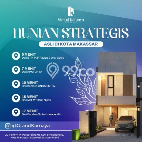 For Sale Rumah 3 Kamar Lokasi Strategis Bagus dan Strategis di Makassar For Sale Rumah 3 Kamar Lokasi Strategis Bagus dan Strategis di Makassar