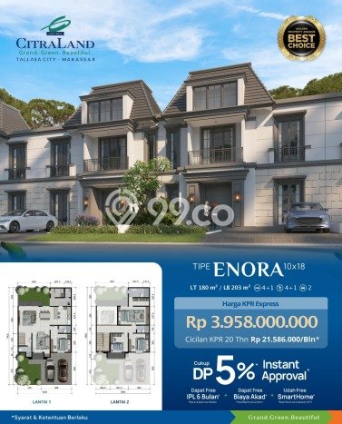 Jual Rumah Mewah Megah Dengan View Cantik di Citraland, Makassar Jual Rumah Mewah Megah Dengan View Cantik di Citraland, Makassar