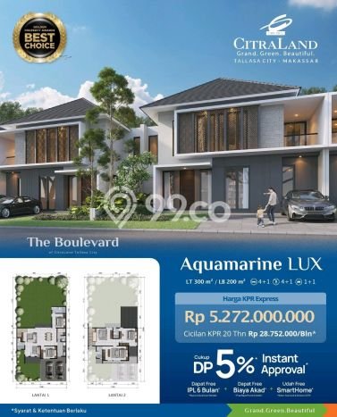 Hunian Elit LB 200m2 Siap Pakai Desain Elegan di Citraland, Makassar Hunian Elit LB 200m2 Siap Pakai Desain Elegan di Citraland, Makassar