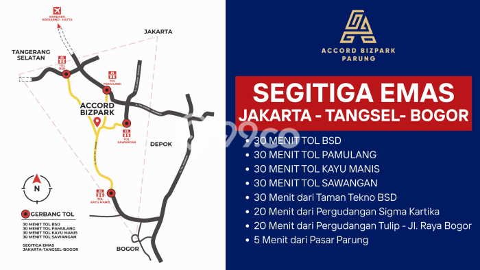 Gudang Dijual Lokasi Emas di Gunung Sindur Luas 72m2 Gudang Dijual Lokasi Emas di Gunung Sindur Luas 72m2