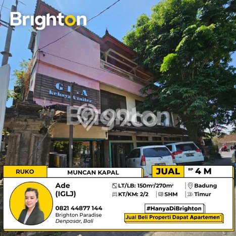 Ruko Dijual di Badung LT 150m2 & LB 270m2 Lokasi Terbaik! Ruko Dijual di Badung LT 150m2 & LB 270m2 Lokasi Terbaik!