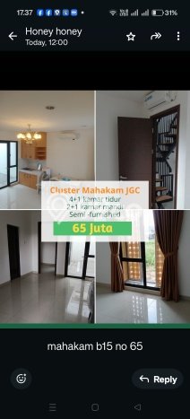Rumah Kontrakan Jakarta Timur LT 102m2 LB 120m2 Area Jakarta Garden City Rumah Kontrakan Jakarta Timur LT 102m2 LB 120m2 Area Jakarta Garden City