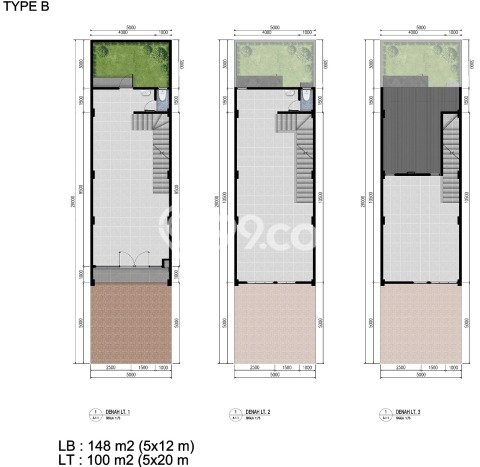 FOR SALE! Ruko di Cakung Jakarta Timur, LT 100m2, LB 117m2 FOR SALE! Ruko di Cakung Jakarta Timur, LT 100m2, LB 117m2
