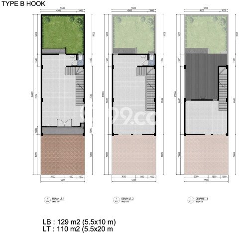 FOR SALE! Ruko di Cakung Jakarta Timur, LT 100m2, LB 117m2 FOR SALE! Ruko di Cakung Jakarta Timur, LT 100m2, LB 117m2
