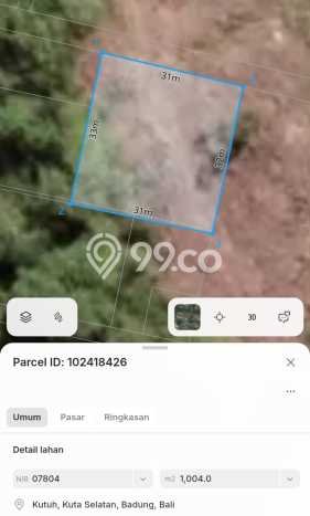 Tanah Dijual Area Strategis di Nusa Dua Badung 502m2 Tanah Dijual Area Strategis di Nusa Dua Badung 502m2