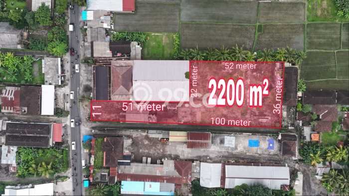 Lahan Kosong Dijual di Ubud, Gianyar, Luas 2200m2 Area Strategis Lahan Kosong Dijual di Ubud, Gianyar, Luas 2200m2 Area Strategis